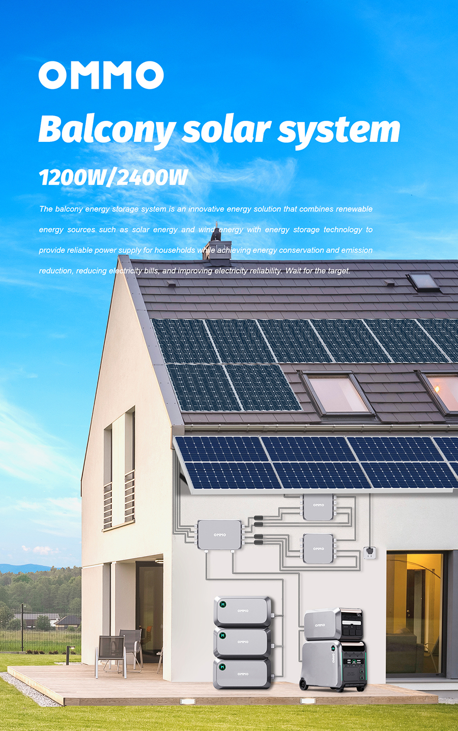 600W Balcony Solar System