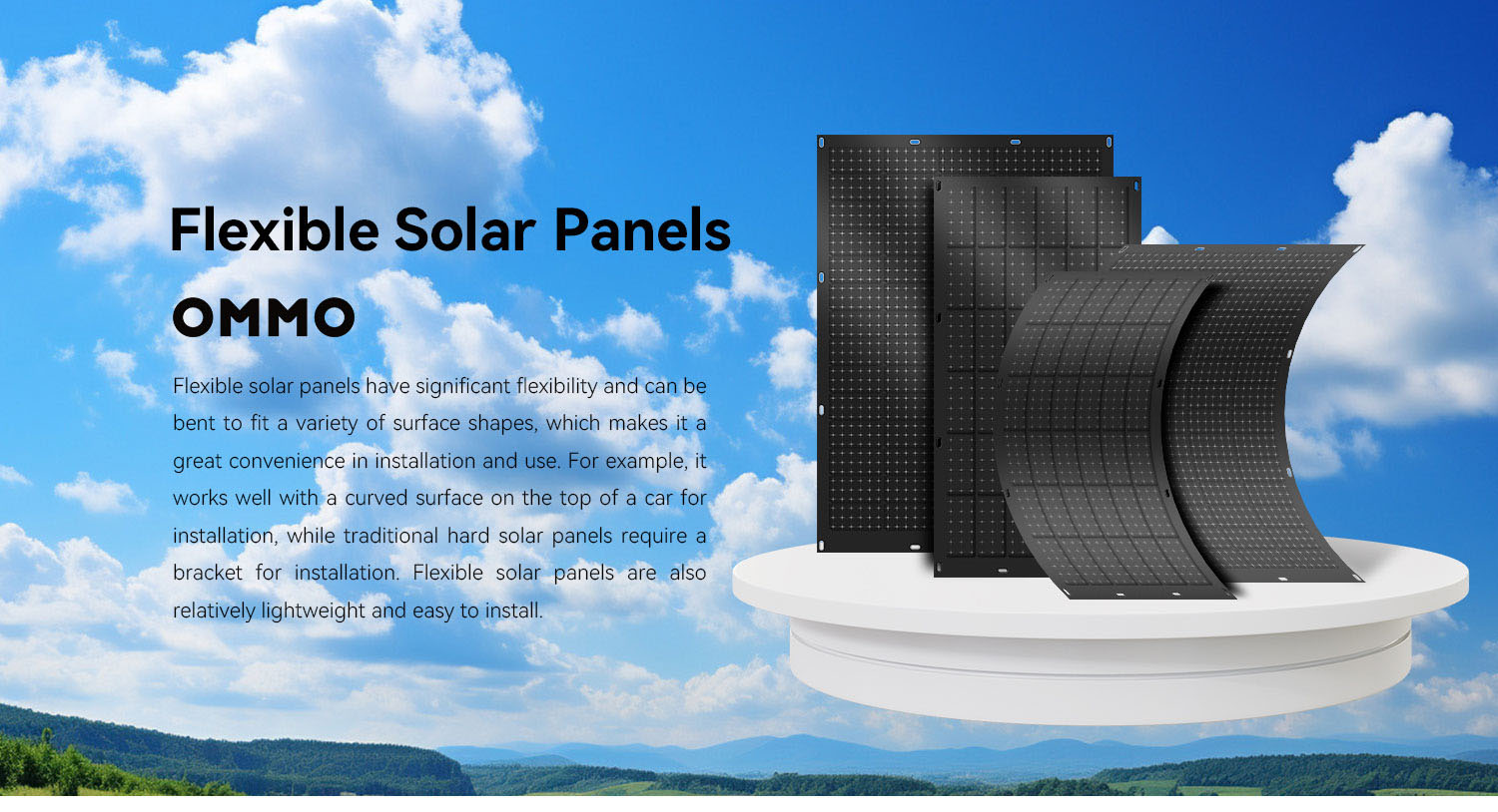 200 Watt Balcony Flexible Solar Electric Panels