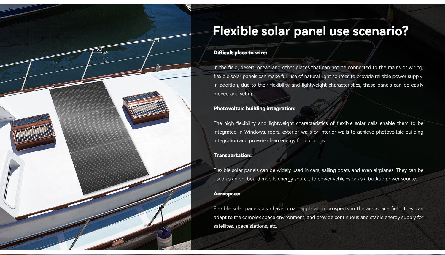 200 Watt Balcony Flexible Solar Electric Panels