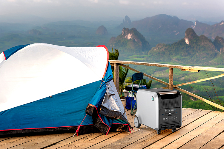 Product photo of 2400W Camping OM-2400 portable power station Manufacturer by Dongguan OMMO Technology