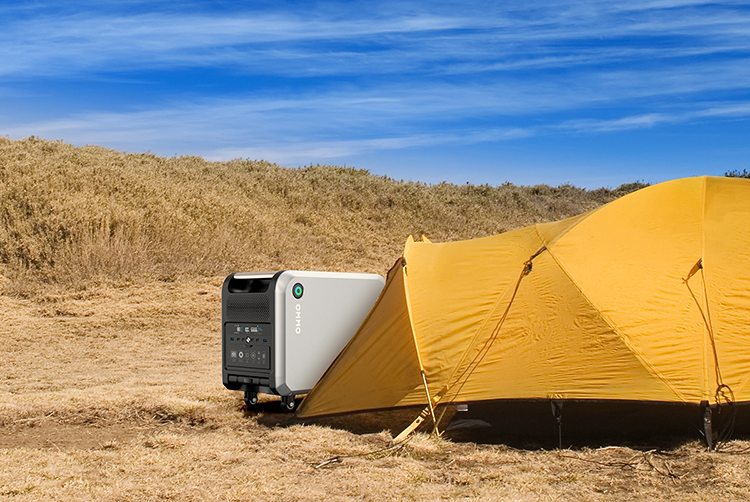 Product photo of Camping OMMO OM-2400 2400W portable power station Manufacturer by Dongguan OMMO Technology