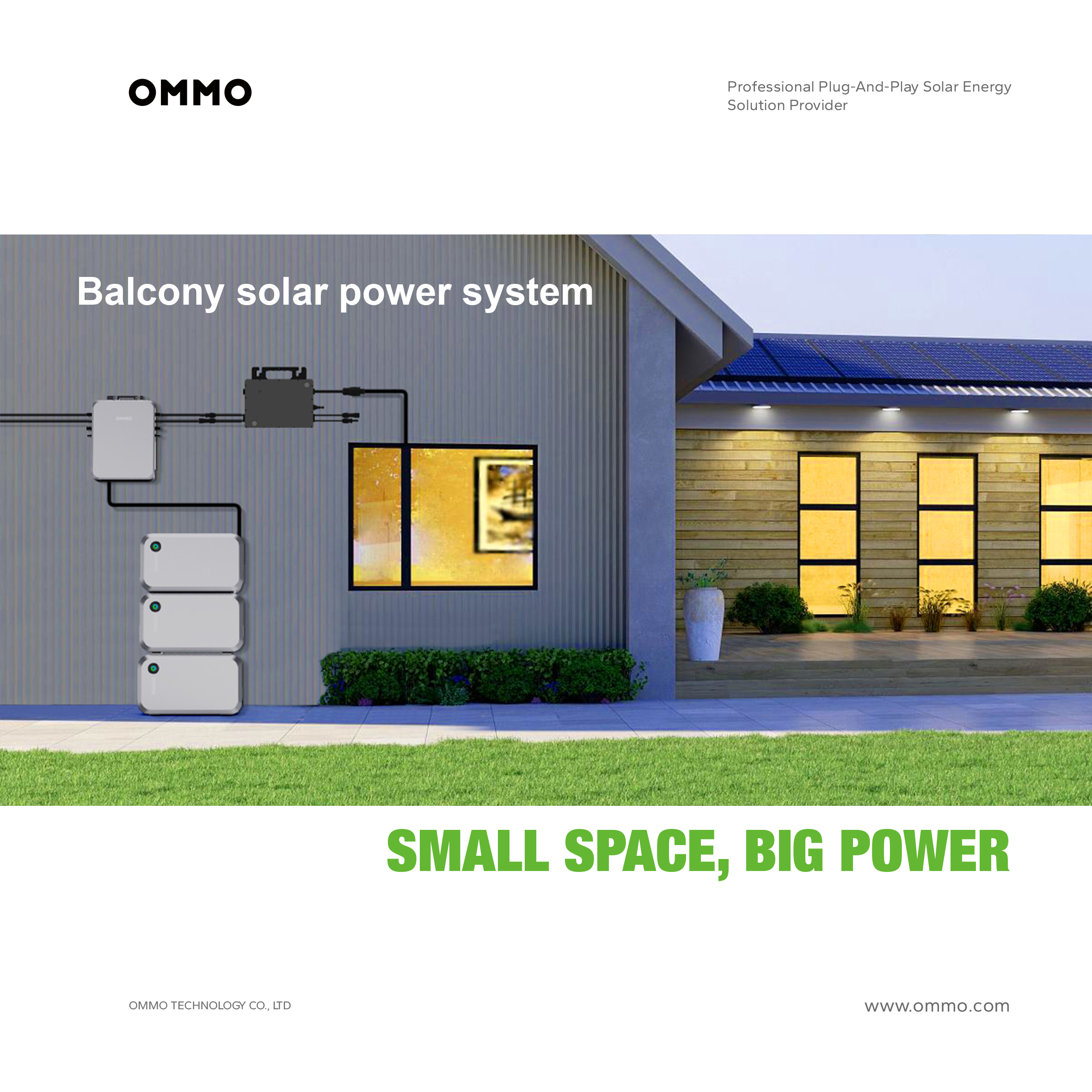 OMMO Balcony Solar System Product Catalog